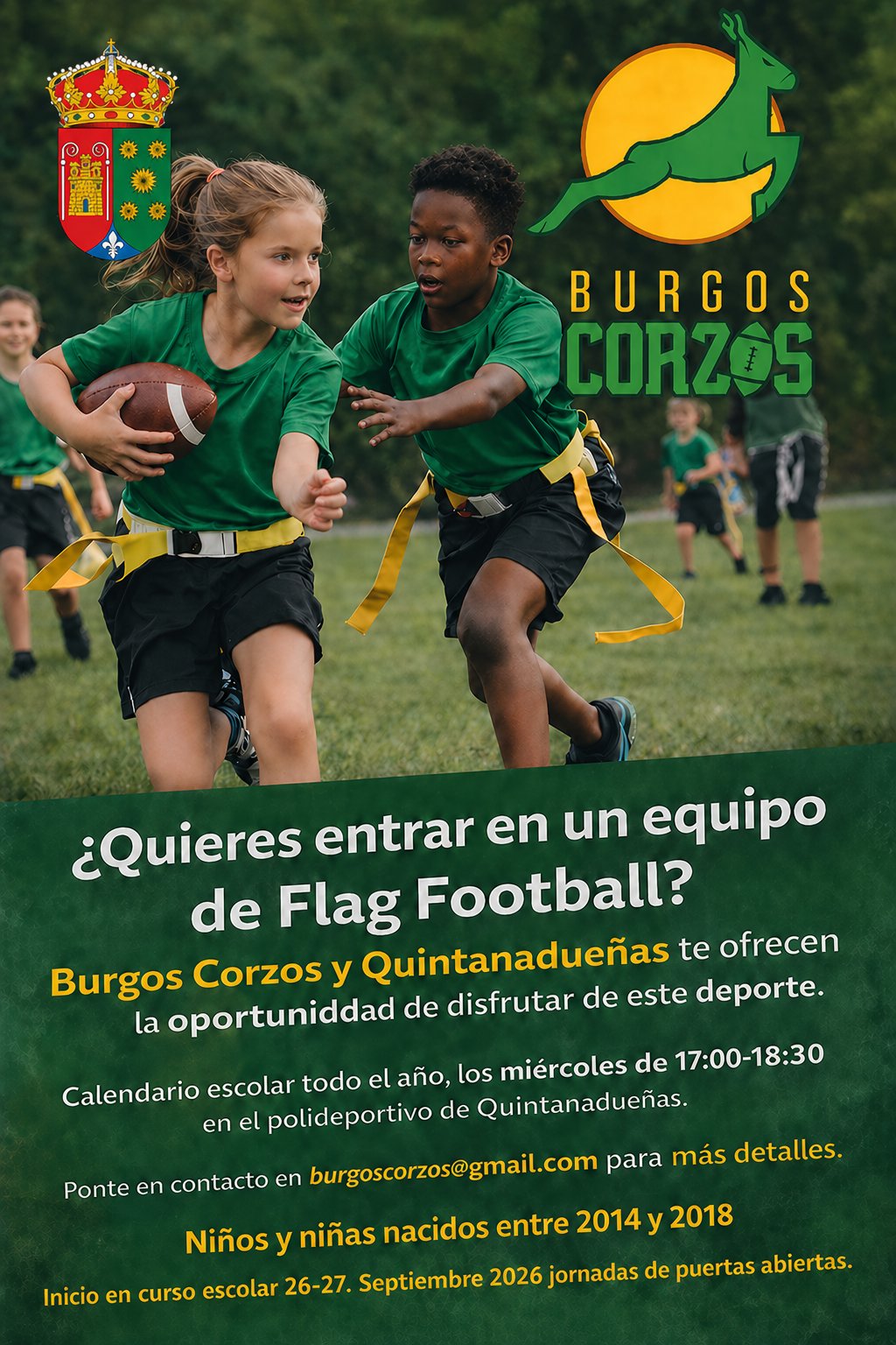 Cartel oficial Burgos Corzos x Quintanadueñas